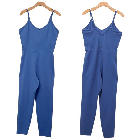 Old Navy Active Powerchill Cami Bodysuit 7/8 Built-In Bra Womens XL Blue - Picture 3 of 12